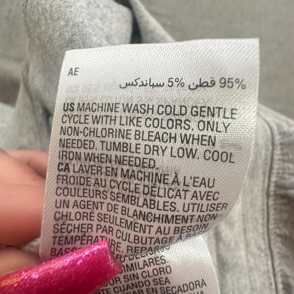 NEW! Karen Scott Shorts High Rise Pullover Drawstring Grey Size PP Cotton Blend - Picture 8 of 10